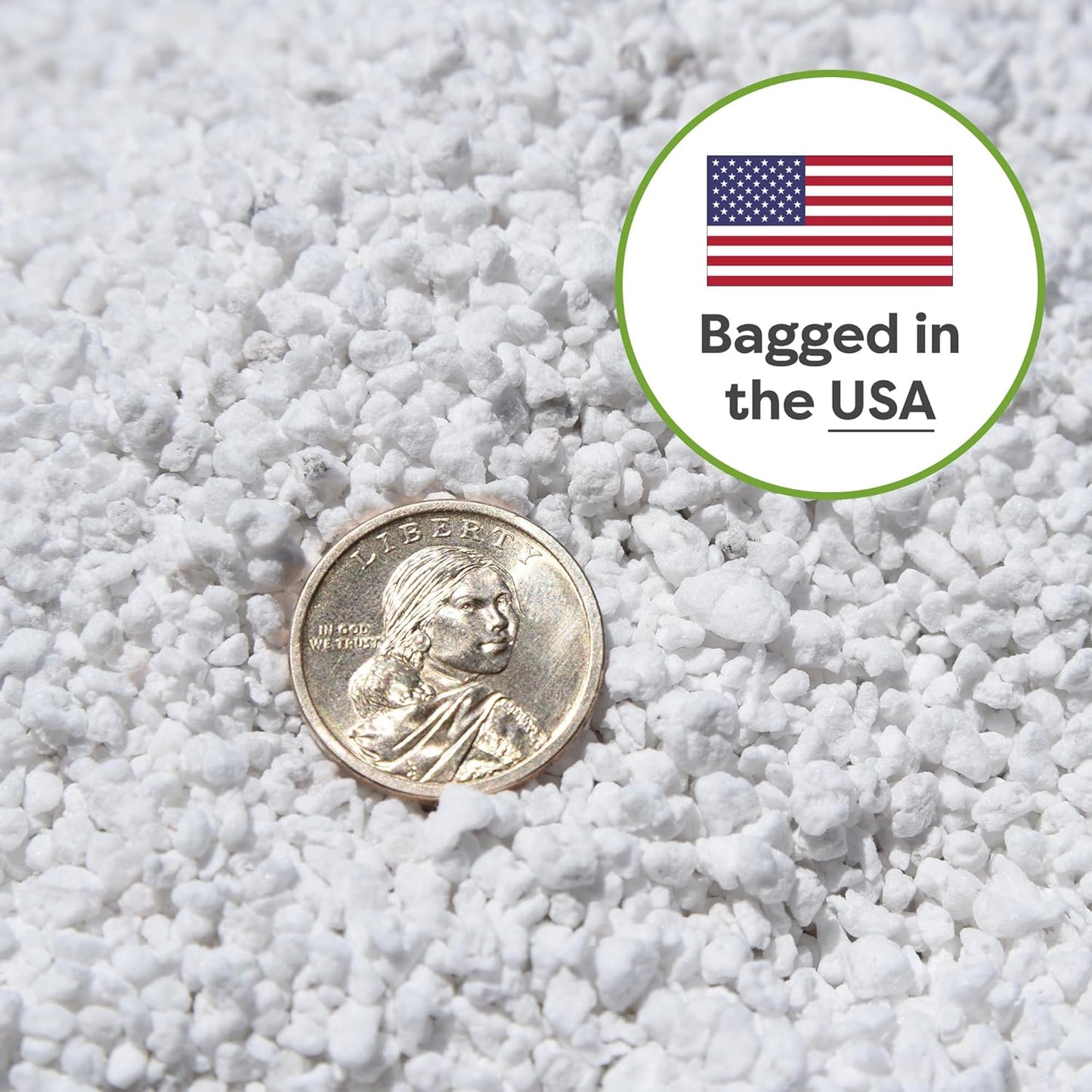 Organic Perlite - Enhances Soil Drainage and Promotes Growth for Indoor and Outdoor Container Plants (8 Quarts)