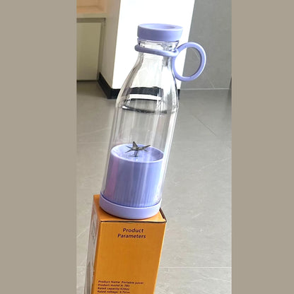 Compact USB Rechargeable 6-Blade Fruit Blender and Smoothie Maker